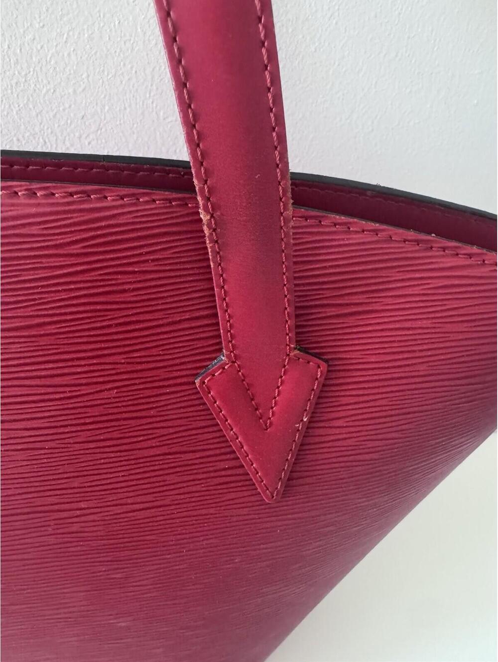 Louis Vuitton Saint Jacques Shoulder Bag Castilian Red Epi Leather - Picture 7 of 9